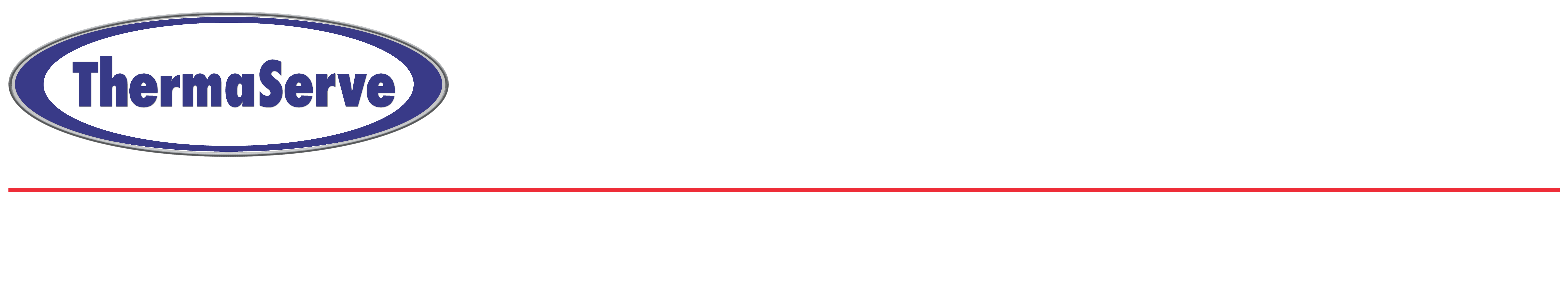 Co-branded ThermaServe and Exigent logo. The ThermaServe oval logo is on the left, followed by a vertical line and the bold word ‘Exigent.’ A thin red line runs underneath with the text ‘Integrated Mechanical Solutions.